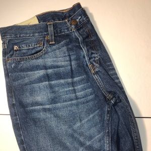 Hollister dark blue denim skinny jeans